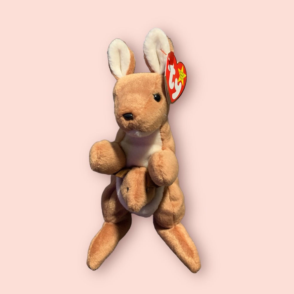 Ty Beanie Baby 1996 Pouch The Kangaroo Rare Retired Collection Mint Condition
